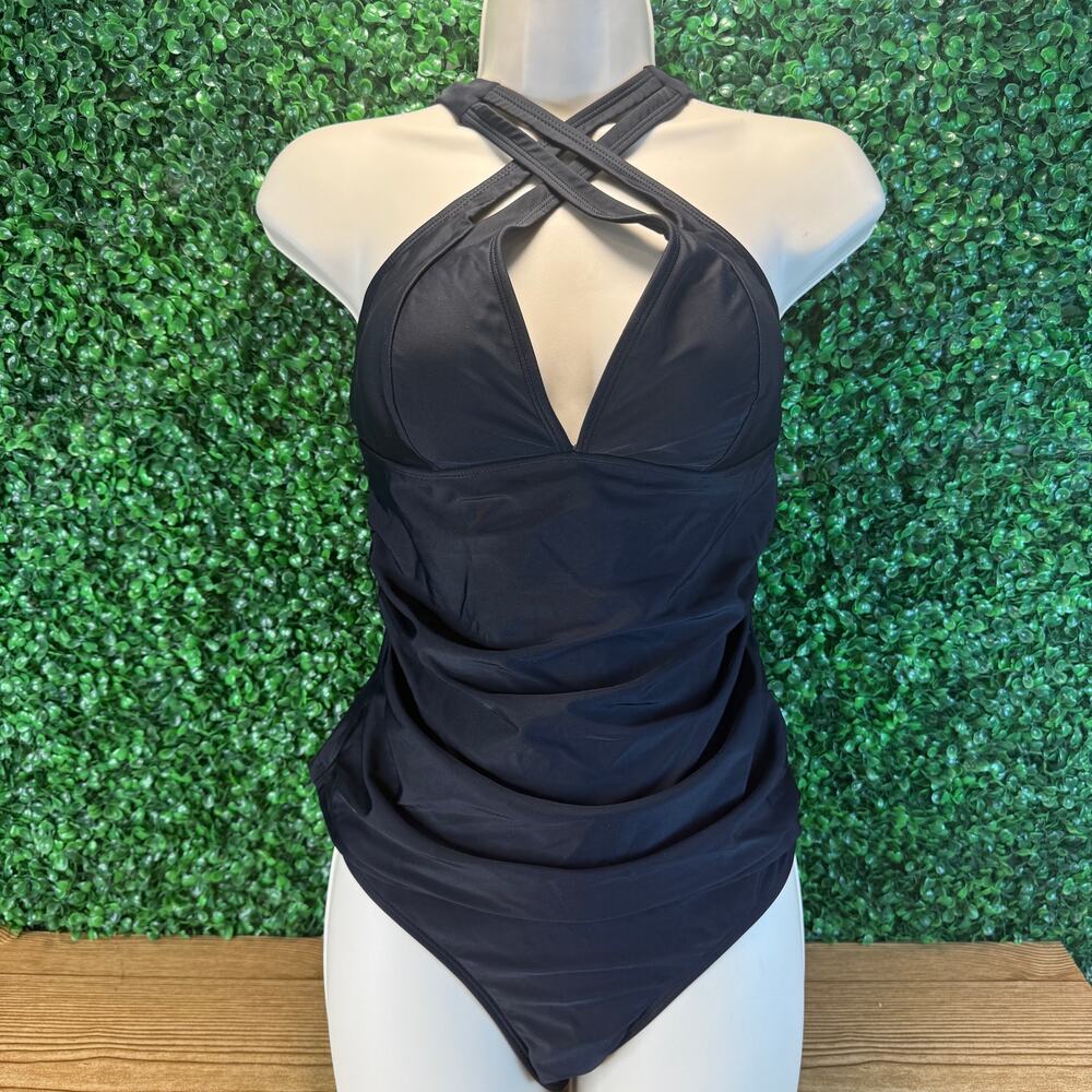 NWT Cupshe Two Piece Bikini Set Black Sz Medium